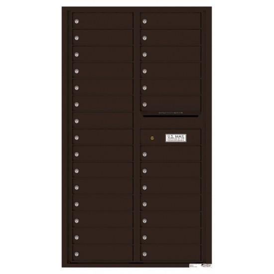 Load image into Gallery viewer, 4C15D-28 - 28 Tenant Doors and Outgoing Mail Compartment - 4C Wall Mount 15-High Mailboxes