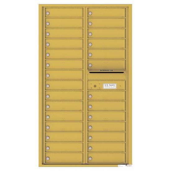 Load image into Gallery viewer, 4C15D-28 - 28 Tenant Doors and Outgoing Mail Compartment - 4C Wall Mount 15-High Mailboxes
