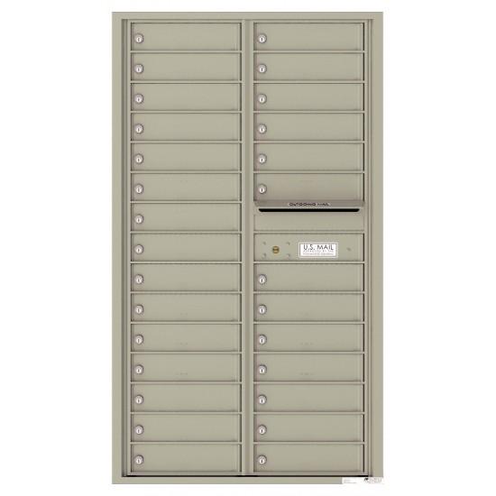 Load image into Gallery viewer, 4C15D-28 - 28 Tenant Doors and Outgoing Mail Compartment - 4C Wall Mount 15-High Mailboxes