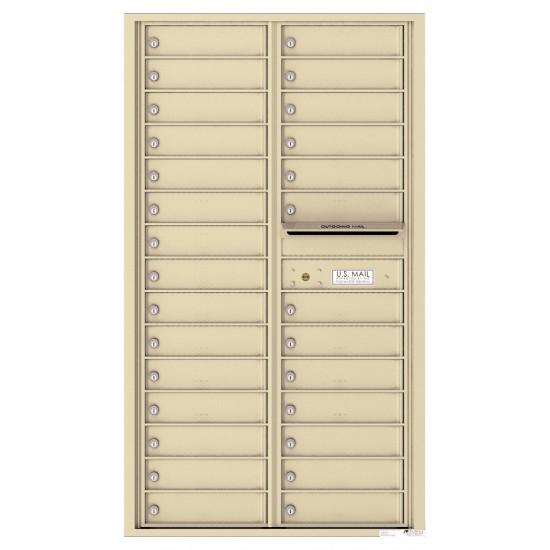 Load image into Gallery viewer, 4C15D-28 - 28 Tenant Doors and Outgoing Mail Compartment - 4C Wall Mount 15-High Mailboxes