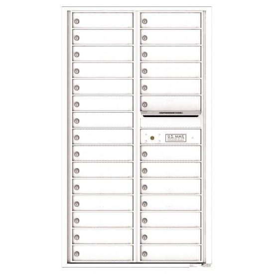 Load image into Gallery viewer, 4C15D-28 - 28 Tenant Doors and Outgoing Mail Compartment - 4C Wall Mount 15-High Mailboxes