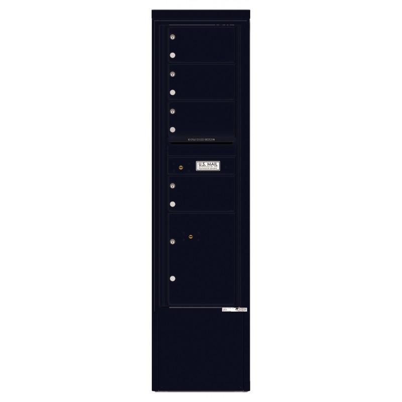 Load image into Gallery viewer, 4C15S-04-D - 4 Tenant Doors with 1 Parcel Locker and Outgoing Mail Compartment - 4C Depot Mailbox Module