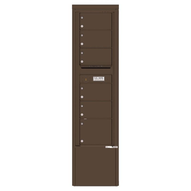 Load image into Gallery viewer, 4C15S-06-D - 6 Tenant Doors and Outgoing Mail Compartment - 4C Depot Mailbox Module