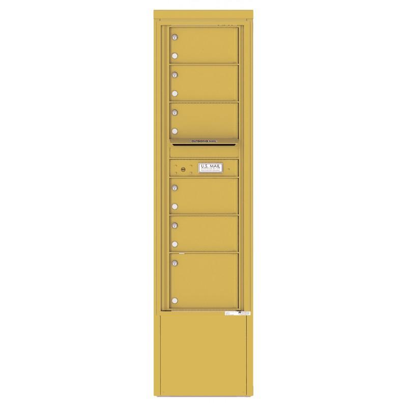 Load image into Gallery viewer, 4C15S-06-D - 6 Tenant Doors and Outgoing Mail Compartment - 4C Depot Mailbox Module