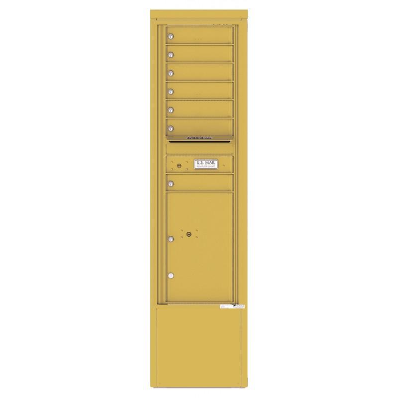 Load image into Gallery viewer, 4C15S-07-D - 7 Tenant Doors with 1 Parcel Locker and Outgoing Mail Compartment - 4C Depot Mailbox Module
