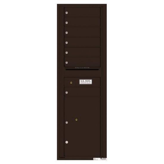 Load image into Gallery viewer, 4C15S-07 - 7 Tenant Doors with 1 Parcel Locker and Outgoing Mail Compartment - 4C Wall Mount 15-High Mailboxes