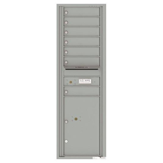 Load image into Gallery viewer, 4C15S-07 - 7 Tenant Doors with 1 Parcel Locker and Outgoing Mail Compartment - 4C Wall Mount 15-High Mailboxes