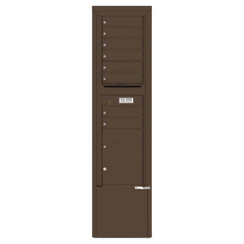Load image into Gallery viewer, 4C15S-08-D - 8 Tenant Doors with 1 Parcel Locker and Outgoing Mail Compartment - 4C Depot Mailbox Module