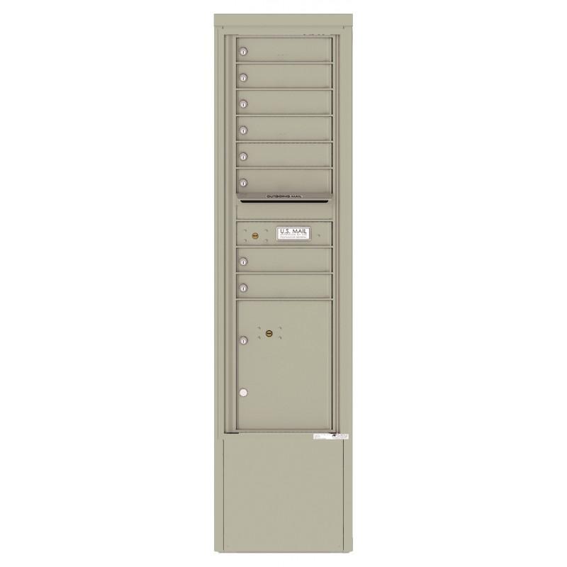 Load image into Gallery viewer, 4C15S-08-D - 8 Tenant Doors with 1 Parcel Locker and Outgoing Mail Compartment - 4C Depot Mailbox Module