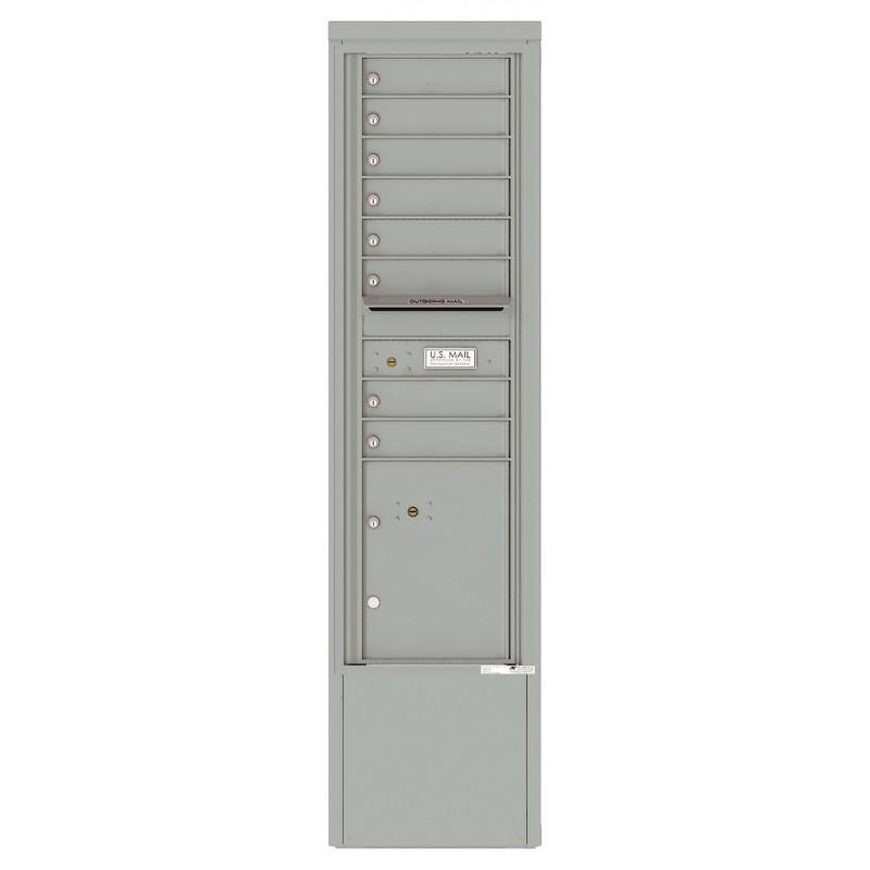 Load image into Gallery viewer, 4C15S-08-D - 8 Tenant Doors with 1 Parcel Locker and Outgoing Mail Compartment - 4C Depot Mailbox Module