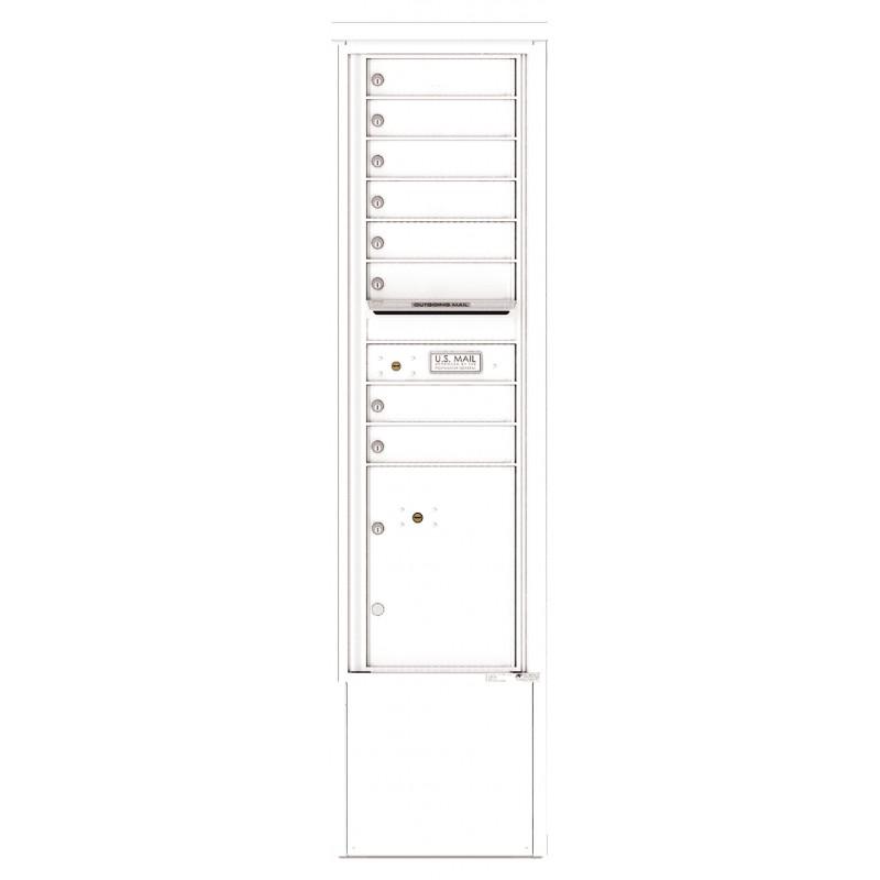 Load image into Gallery viewer, 4C15S-08-D - 8 Tenant Doors with 1 Parcel Locker and Outgoing Mail Compartment - 4C Depot Mailbox Module