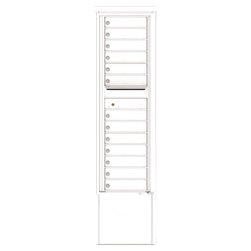 Load image into Gallery viewer, 4C15S-13-D - 13 Tenant Doors and Outgoing Mail Compartment - 4C Depot Mailbox Module
