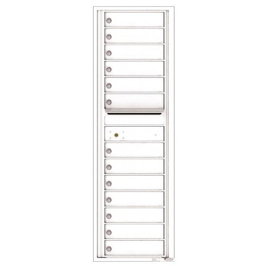 Load image into Gallery viewer, 4C15S-13 - 13 Tenant Doors with Outgoing Mail Compartment - 4C Wall Mount 15-High Mailboxes