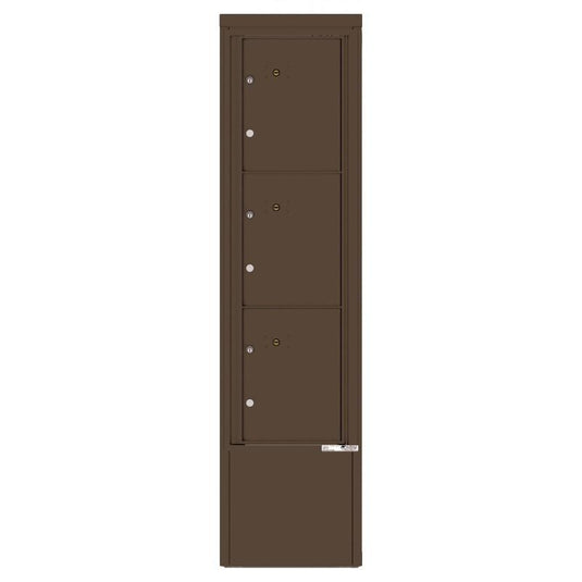 4C15S-3P-D - 3 Parcel Lockers - 4C Depot Mailbox Module