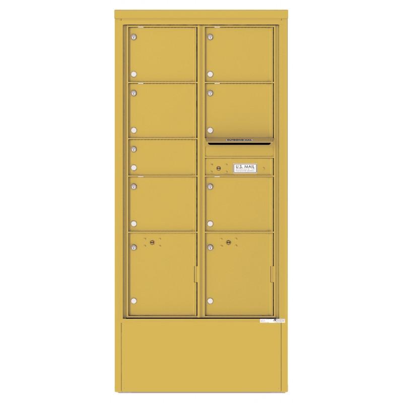 Load image into Gallery viewer, 4C16D-07-D - 7 Tenant Doors with 2 Parcel Lockers and Outgoing Mail Compartment - 4C Depot Mailbox Module