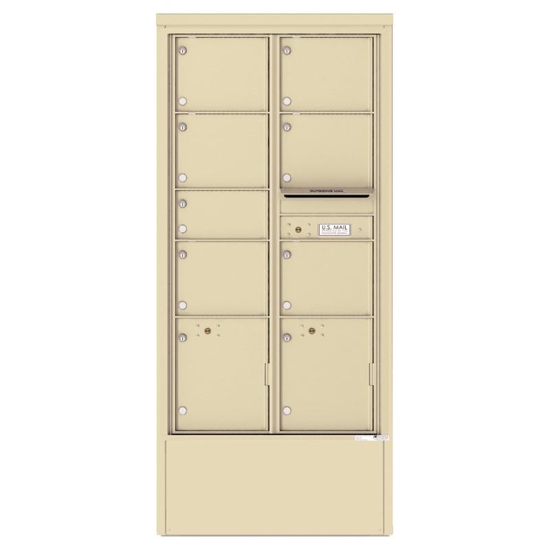 Load image into Gallery viewer, 4C16D-07-D - 7 Tenant Doors with 2 Parcel Lockers and Outgoing Mail Compartment - 4C Depot Mailbox Module