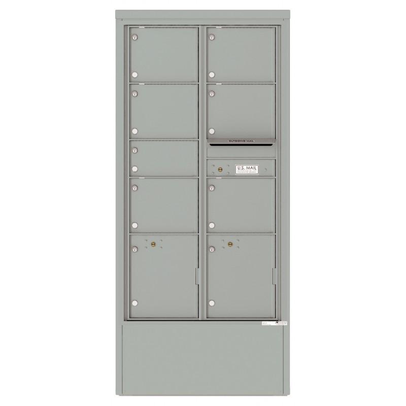 Load image into Gallery viewer, 4C16D-07-D - 7 Tenant Doors with 2 Parcel Lockers and Outgoing Mail Compartment - 4C Depot Mailbox Module