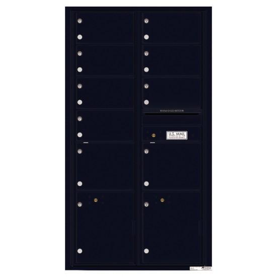 Load image into Gallery viewer, 4C16D-09 - 9 Oversized Tenant Doors with 2 Parcel Lockers and Outgoing Mail Compartment - 4C Wall Mount Max Height Mailboxes
