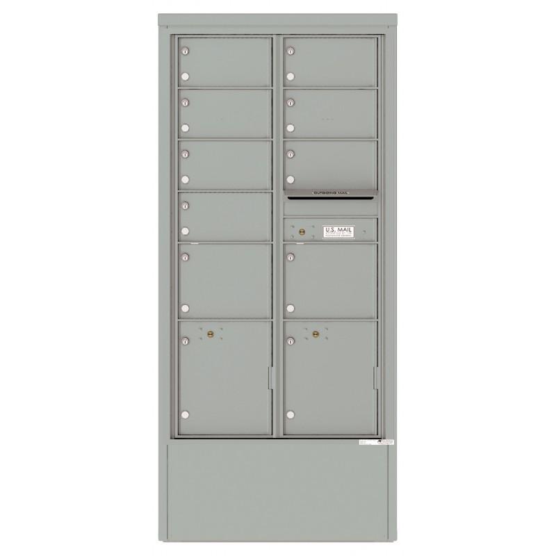 Load image into Gallery viewer, 4C16D-09-D - 9 Tenant Doors with 2 Parcel Lockers and Outgoing Mail Compartment - 4C Depot Mailbox Module