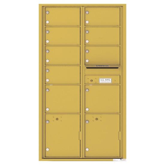 Load image into Gallery viewer, 4C16D-09 - 9 Oversized Tenant Doors with 2 Parcel Lockers and Outgoing Mail Compartment - 4C Wall Mount Max Height Mailboxes
