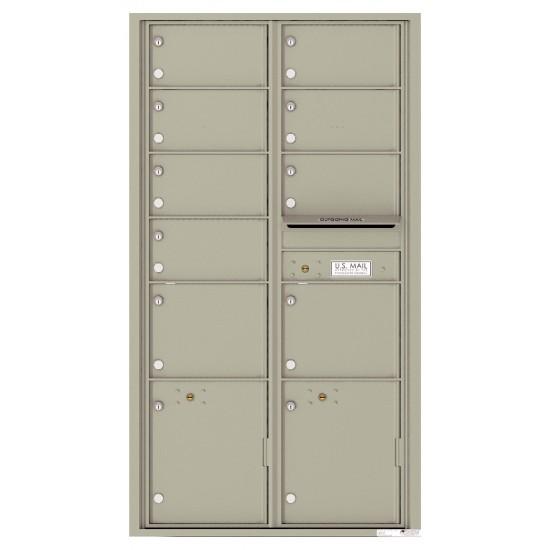 Load image into Gallery viewer, 4C16D-09 - 9 Oversized Tenant Doors with 2 Parcel Lockers and Outgoing Mail Compartment - 4C Wall Mount Max Height Mailboxes