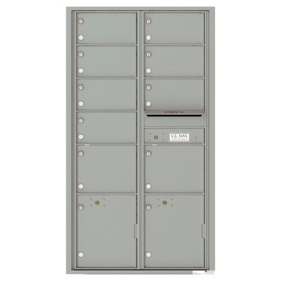 Load image into Gallery viewer, 4C16D-09 - 9 Oversized Tenant Doors with 2 Parcel Lockers and Outgoing Mail Compartment - 4C Wall Mount Max Height Mailboxes