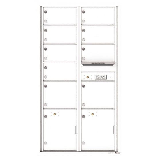 Load image into Gallery viewer, 4C16D-09 - 9 Oversized Tenant Doors with 2 Parcel Lockers and Outgoing Mail Compartment - 4C Wall Mount Max Height Mailboxes