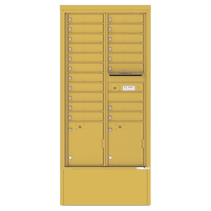 Load image into Gallery viewer, 4C16D-19-D - 19 Tenant Doors with 2 Parcel Lockers and Outgoing Mail Compartment - 4C Depot Mailbox Module