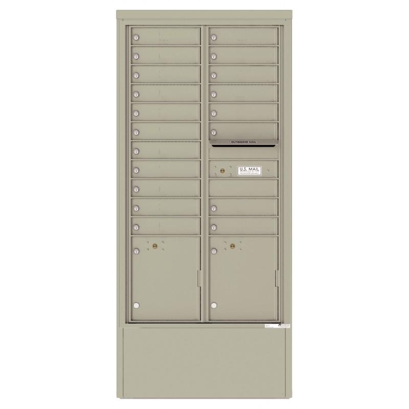 Load image into Gallery viewer, 4C16D-19-D - 19 Tenant Doors with 2 Parcel Lockers and Outgoing Mail Compartment - 4C Depot Mailbox Module
