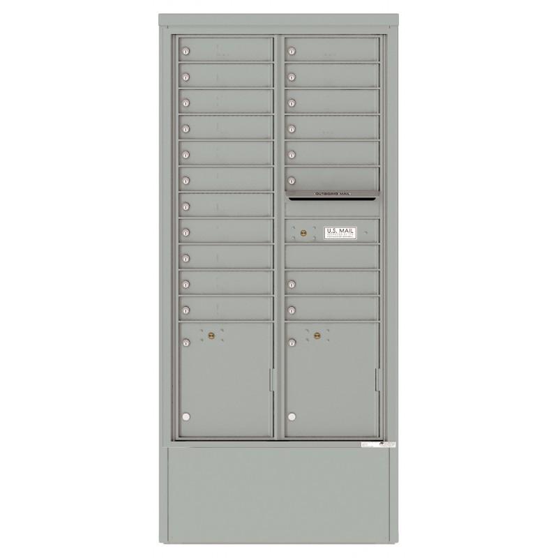 Load image into Gallery viewer, 4C16D-19-D - 19 Tenant Doors with 2 Parcel Lockers and Outgoing Mail Compartment - 4C Depot Mailbox Module