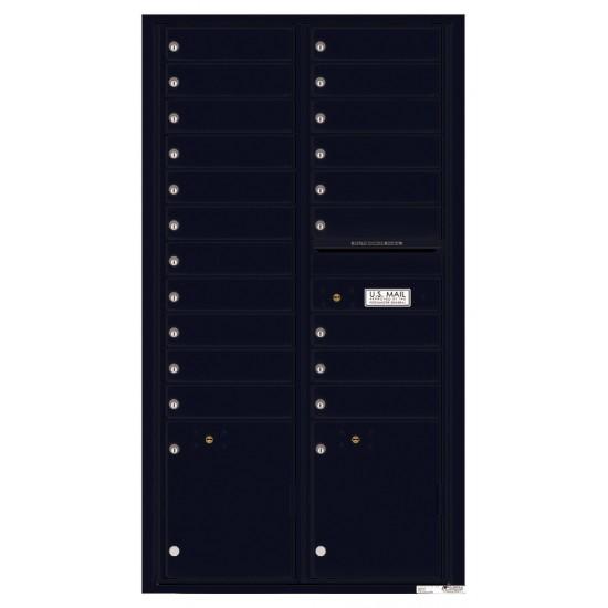 Load image into Gallery viewer, 4C16D-20 - 20 Tenant Doors with 2 Parcel Lockers and Outgoing Mail Compartment - 4C Wall Mount Max Height Mailboxes