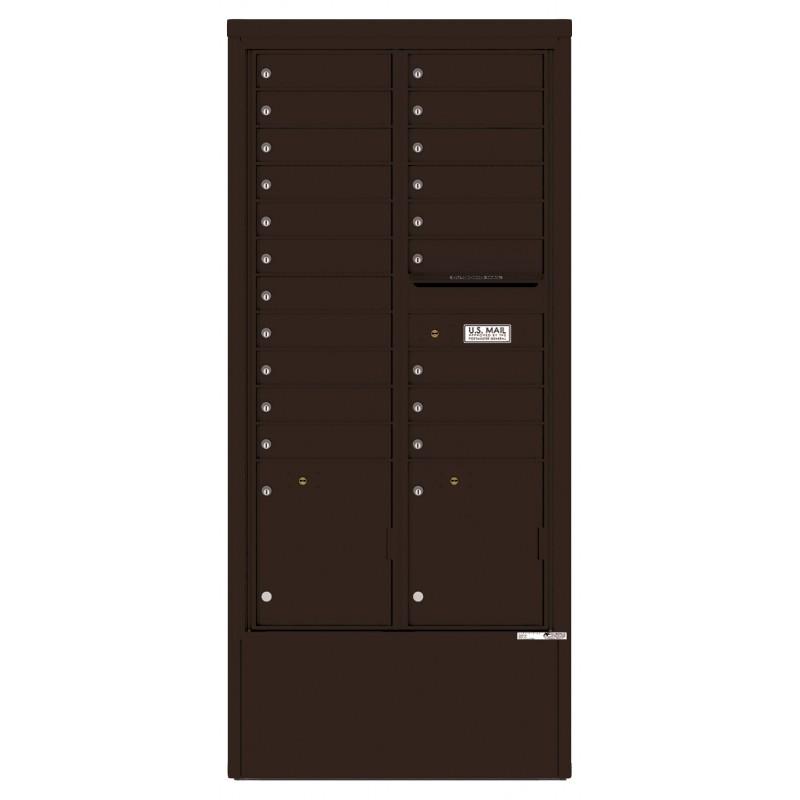 Load image into Gallery viewer, 4C16D-20-D - 20 Tenant Doors with 2 Parcel Lockers and Outgoing Mail Compartment - 4C Depot Mailbox Module