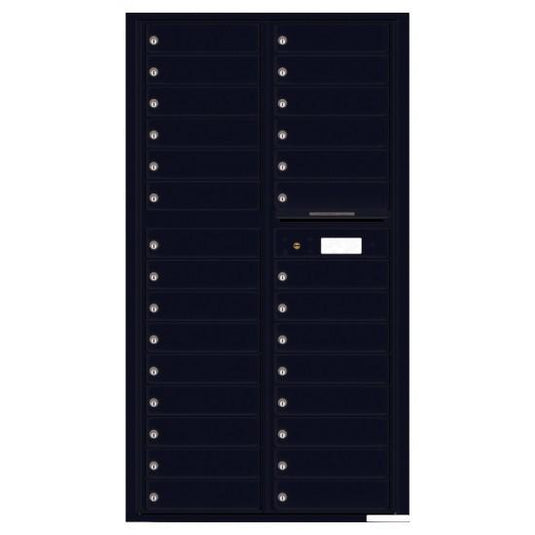 4C16D-29 - 29 Tenant Doors and Outgoing Mail Compartment - 4C Wall Mount Max Height Mailboxes