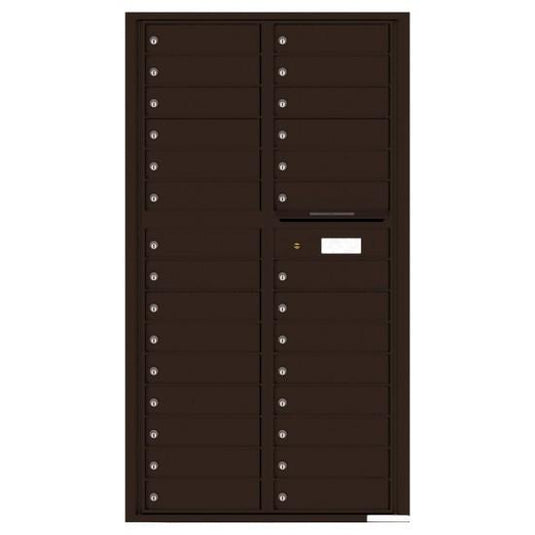 4C16D-29 - 29 Tenant Doors and Outgoing Mail Compartment - 4C Wall Mount Max Height Mailboxes