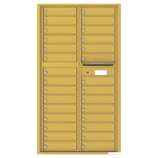 4C16D-29 - 29 Tenant Doors and Outgoing Mail Compartment - 4C Wall Mount Max Height Mailboxes