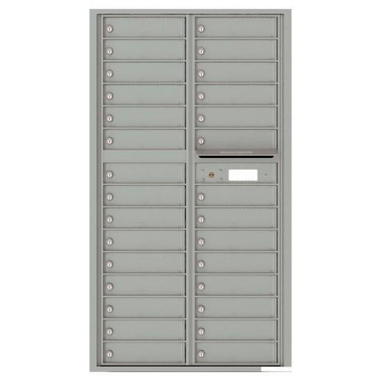 4C16D-29 - 29 Tenant Doors and Outgoing Mail Compartment - 4C Wall Mount Max Height Mailboxes