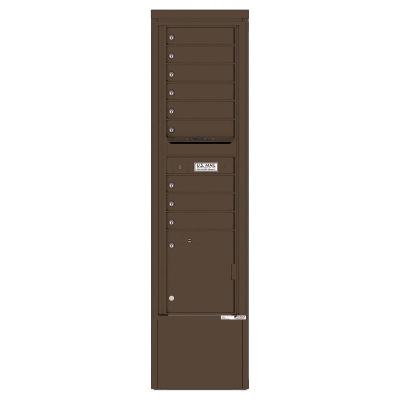 Load image into Gallery viewer, 4C16S-09-D - 9 Tenant Doors with 1 Parcel Locker and Outgoing Mail Compartment - 4C Depot Mailbox Module