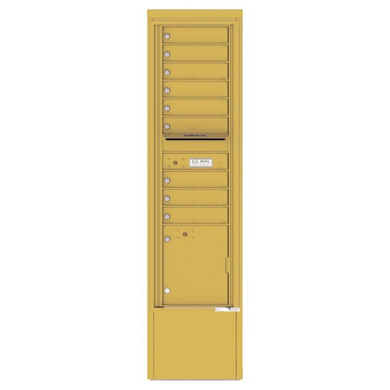 Load image into Gallery viewer, 4C16S-09-D - 9 Tenant Doors with 1 Parcel Locker and Outgoing Mail Compartment - 4C Depot Mailbox Module