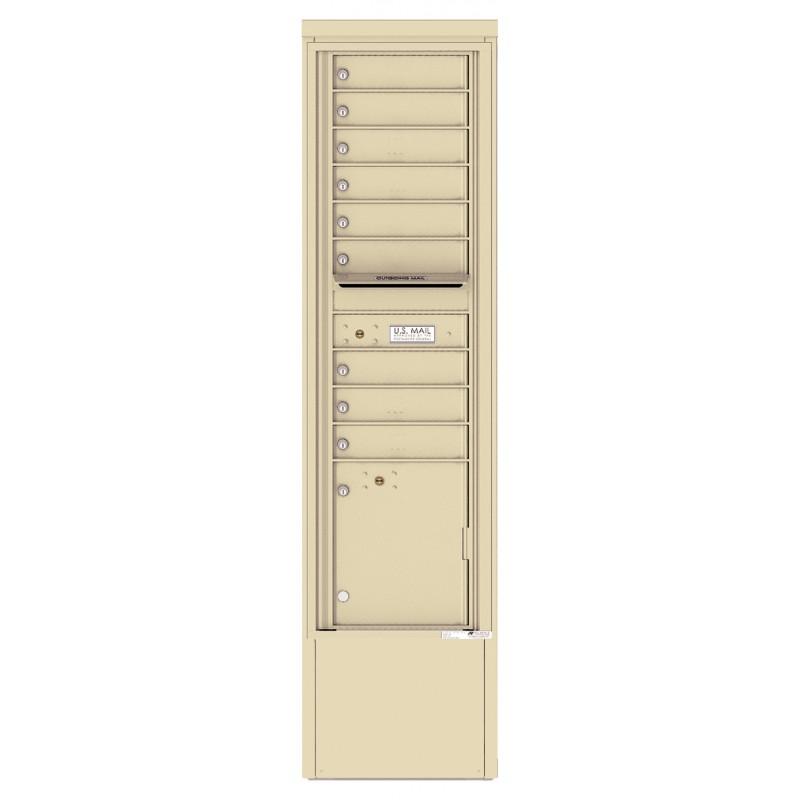 Load image into Gallery viewer, 4C16S-09-D - 9 Tenant Doors with 1 Parcel Locker and Outgoing Mail Compartment - 4C Depot Mailbox Module