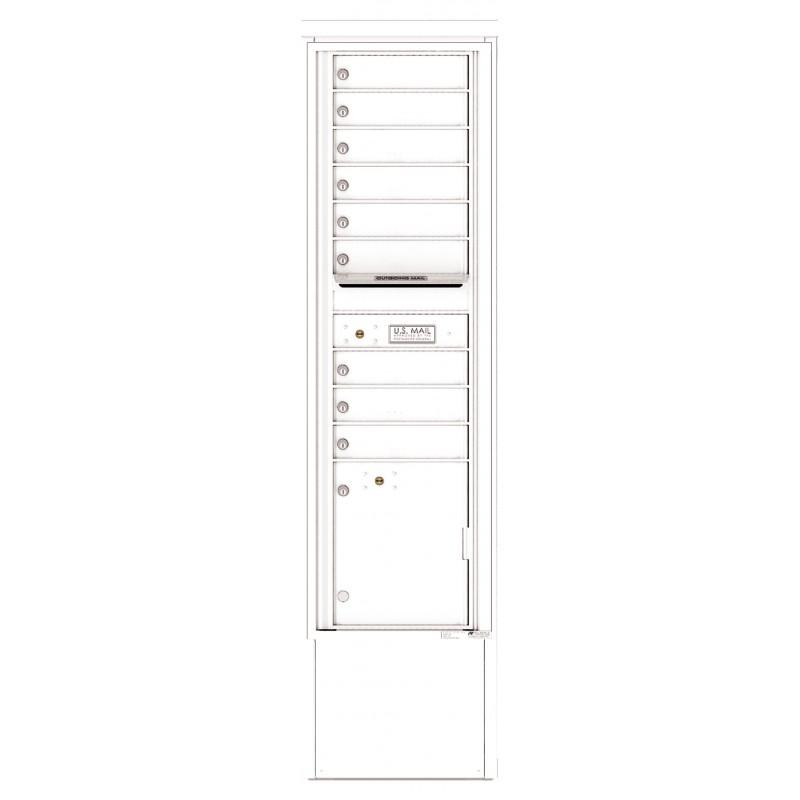 Load image into Gallery viewer, 4C16S-09-D - 9 Tenant Doors with 1 Parcel Locker and Outgoing Mail Compartment - 4C Depot Mailbox Module