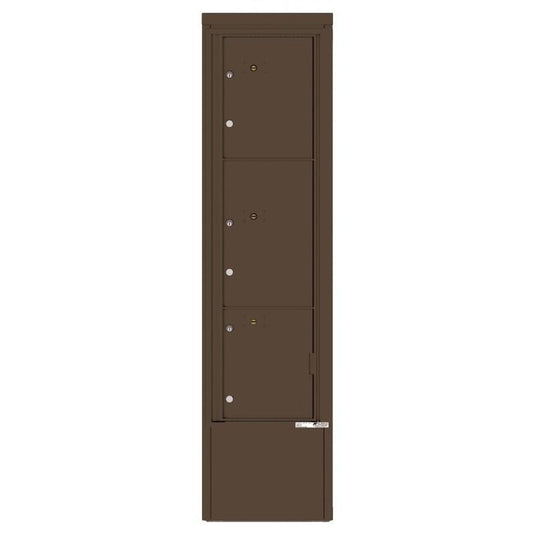 4C16S-3P-D - 3 Parcel Lockers - 4C Depot Mailbox Module