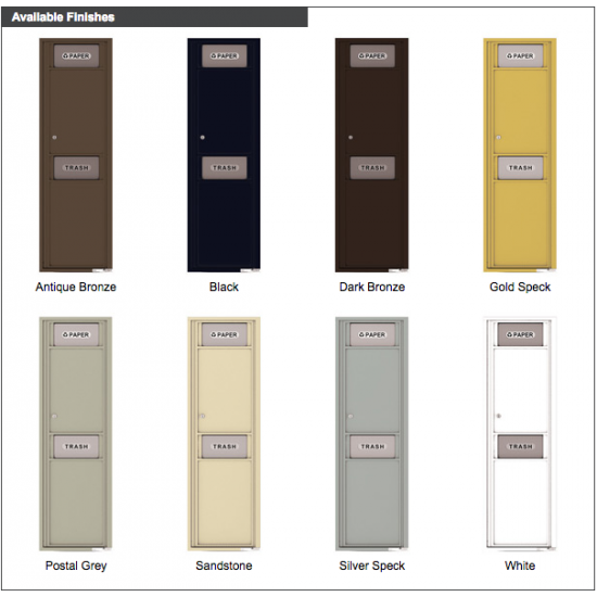 Load image into Gallery viewer, 4C16S-BIN - Trash/Recycling Bin - 4C Wall Mount Max Height