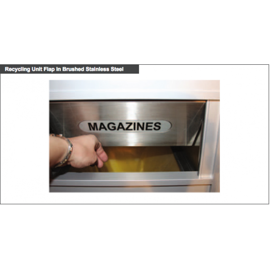 Load image into Gallery viewer, 4C13S-BIN - Trash/Recycling Bin - 4C Wall Mount 13-High