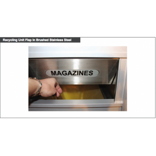 4C13S-BIN - Trash/Recycling Bin - 4C Wall Mount 13-High