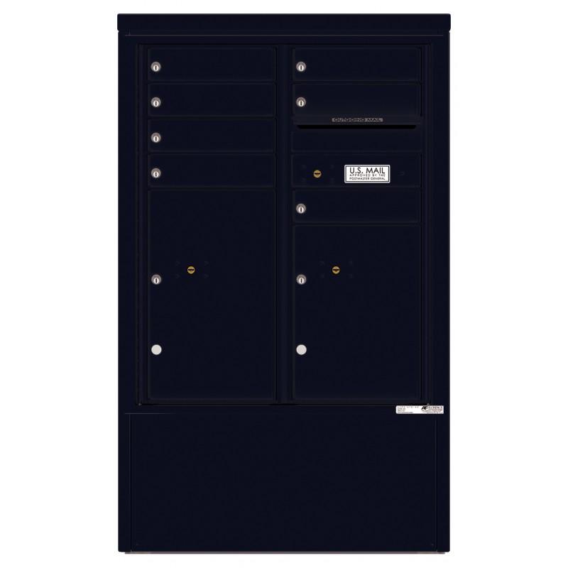 Load image into Gallery viewer, 4CADD-07-D - 7 Tenant Doors with 2 Parcel Lockers and Outgoing Mail Compartment - 4C Depot Mailbox Module