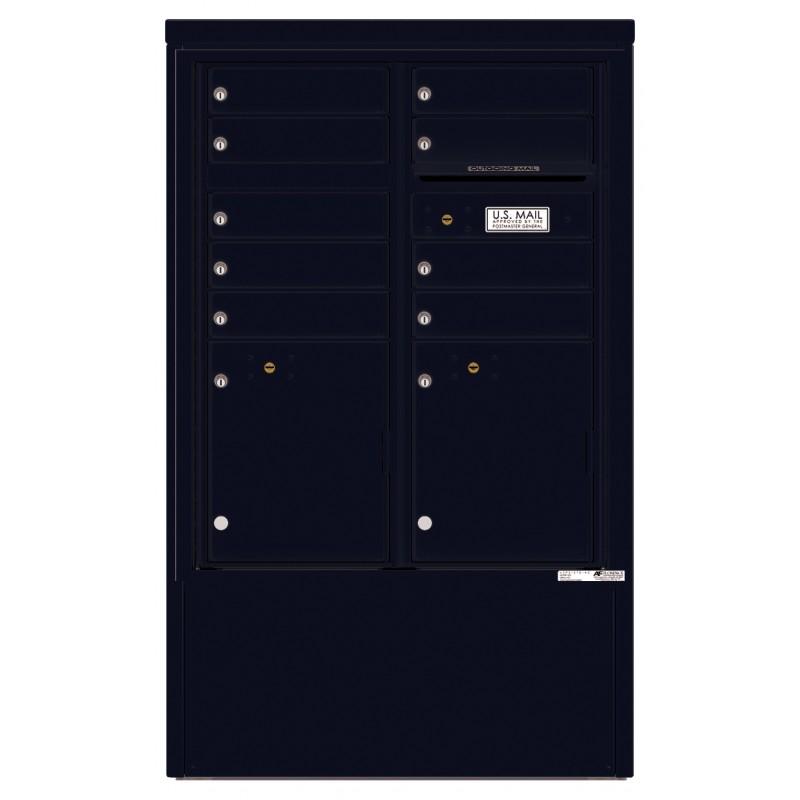 Load image into Gallery viewer, 4CADD-09-D - 9 Tenant Doors with 2 Parcel Lockers and Outgoing Mail Compartment - 4C Depot Mailbox Module