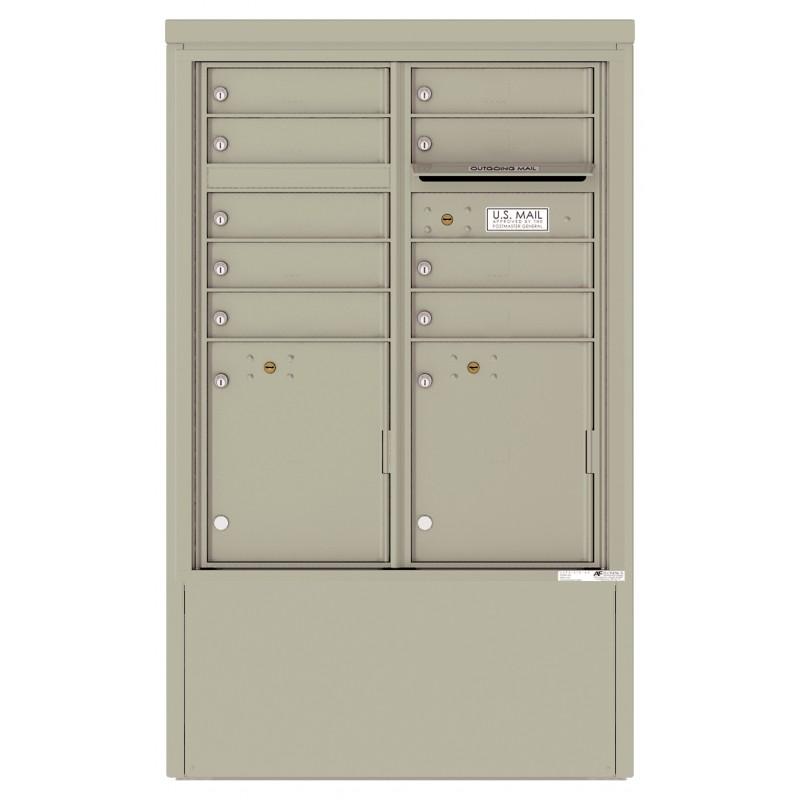 Load image into Gallery viewer, 4CADD-09-D - 9 Tenant Doors with 2 Parcel Lockers and Outgoing Mail Compartment - 4C Depot Mailbox Module
