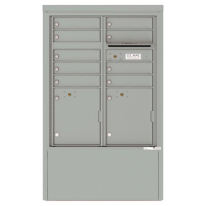 Load image into Gallery viewer, 4CADD-09-D - 9 Tenant Doors with 2 Parcel Lockers and Outgoing Mail Compartment - 4C Depot Mailbox Module