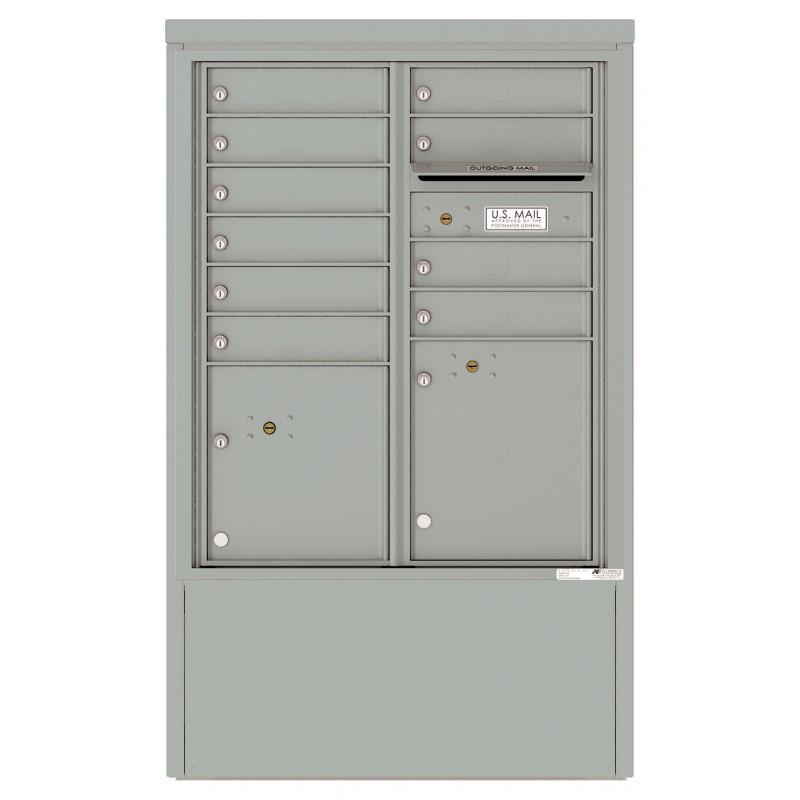 Load image into Gallery viewer, 4CADD-10-D - 10 Tenant Doors with 2 Parcel Lockers and Outgoing Mail Compartment - 4C Depot Mailbox Module
