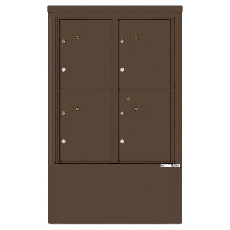 Load image into Gallery viewer, 4CADD-4P-D - 4 Parcel Lockers - 4C Depot Mailbox Module